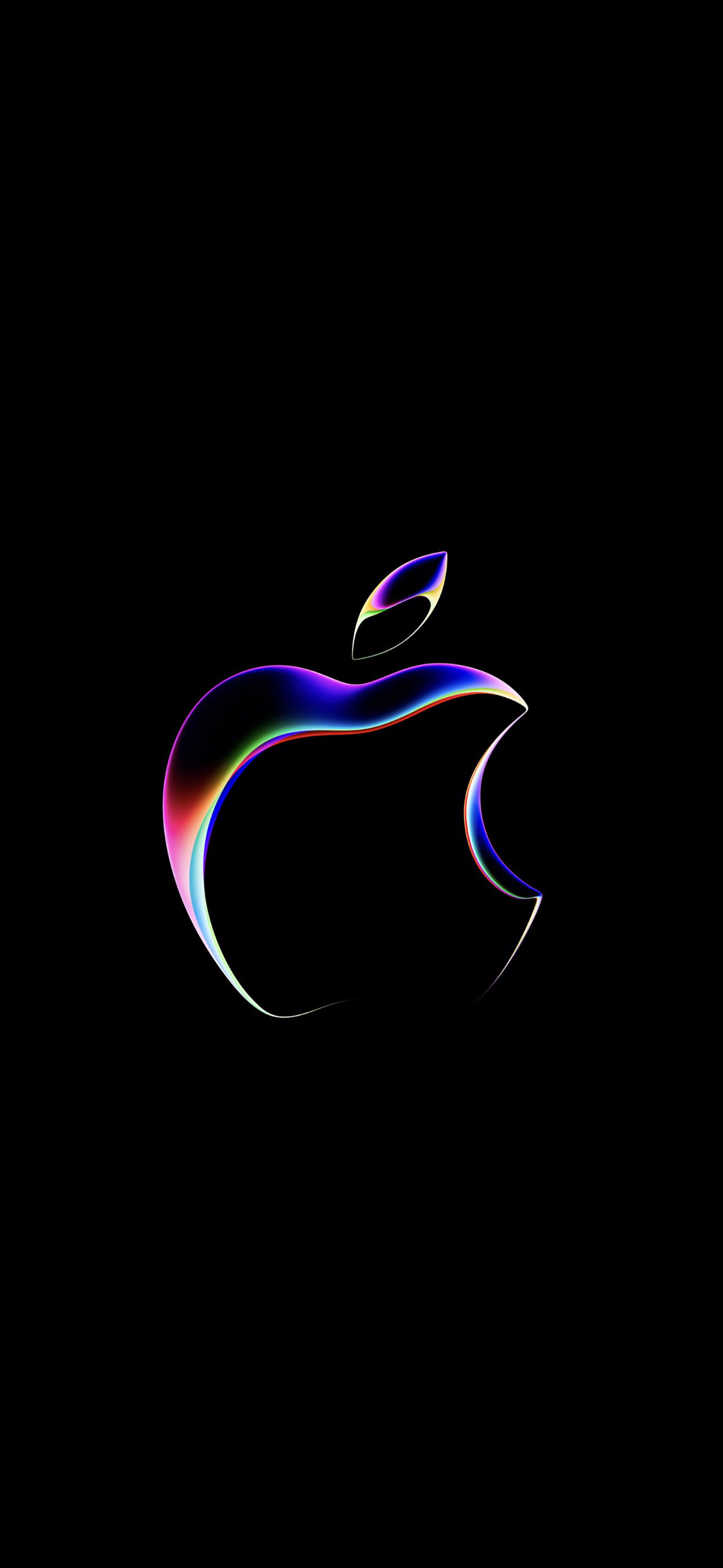 Quick WWDC23 (holo)graphic wallpaper