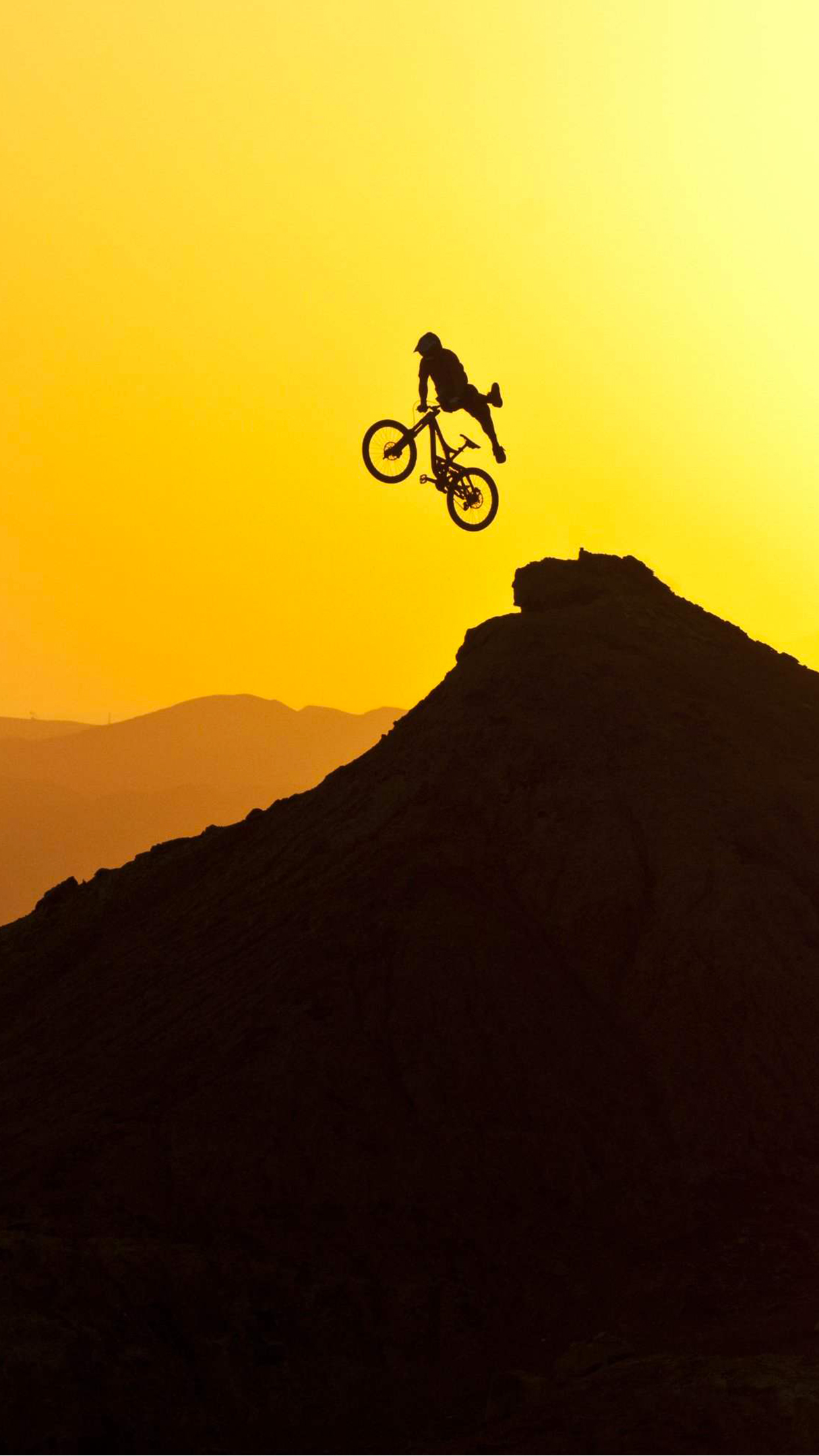 Mountain Bike Sunrise Wallpaper