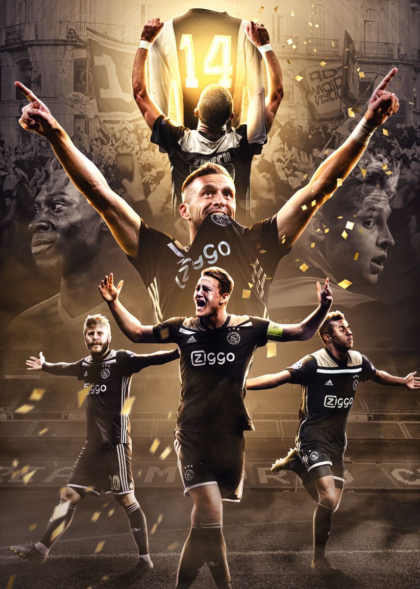 AFC Ajax ' Poster, picture, metal print