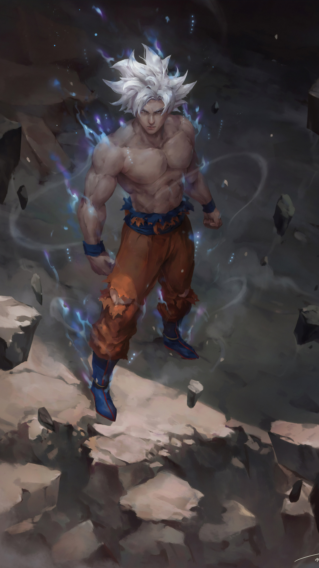 Ultra Instinct Goku Art 4k