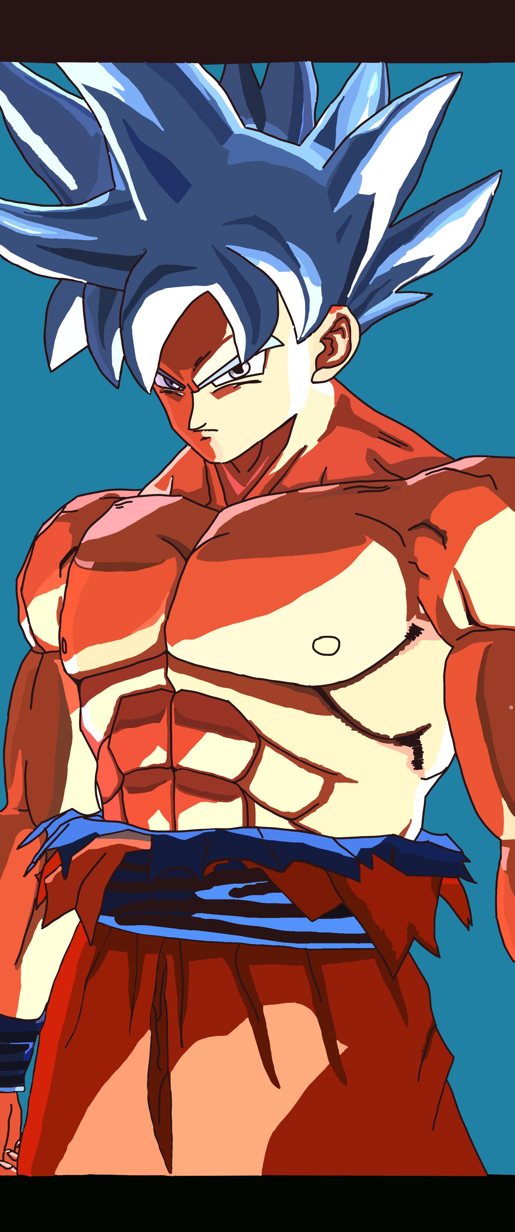 Mui goku art I made. It's based off