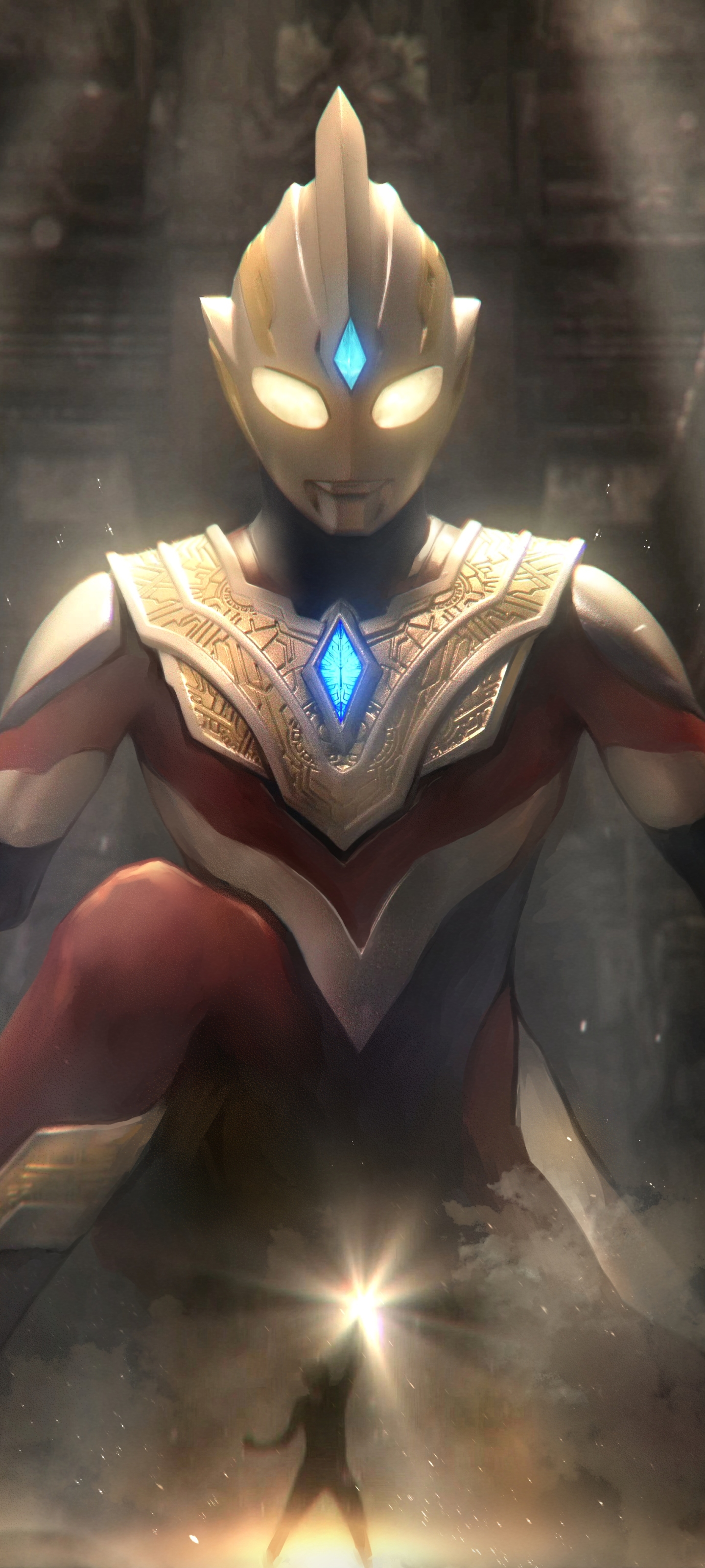 Anime Ultraman Phone Wallpaper by 绝对