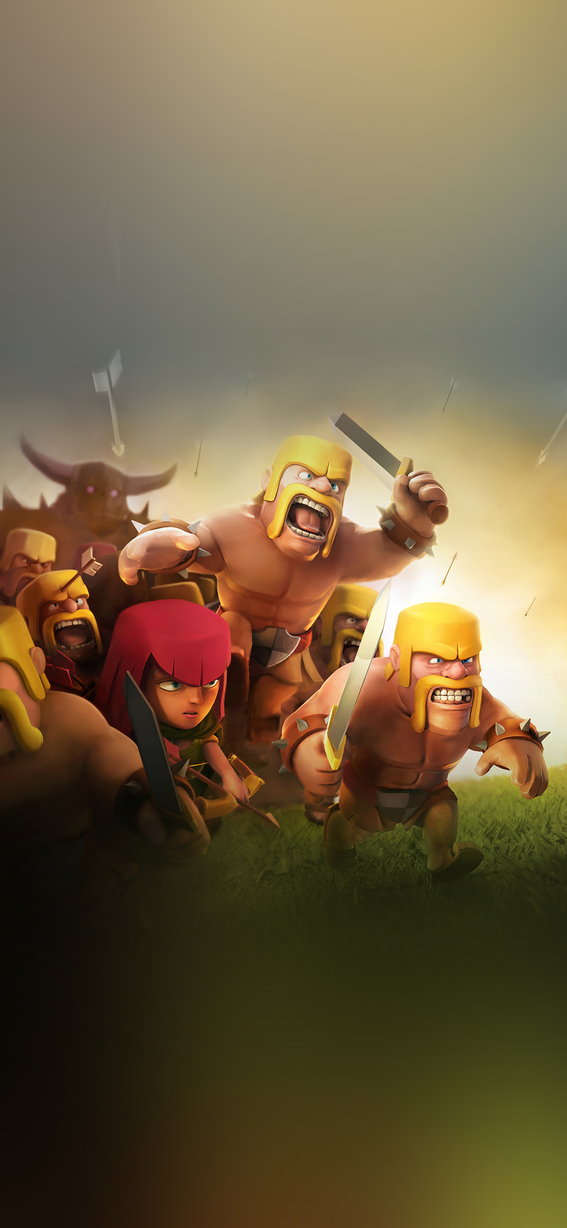 Clash Of Clans War Game Art Illust