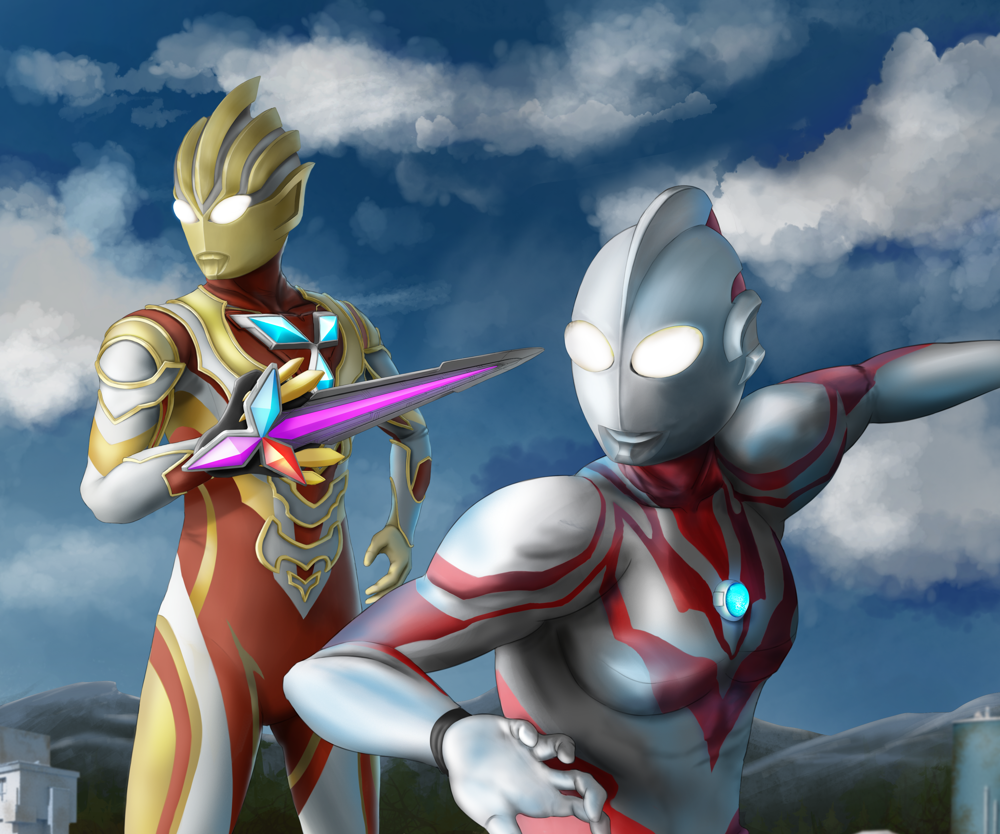 Anime Ultraman (DC Comics) HD Wallpaper