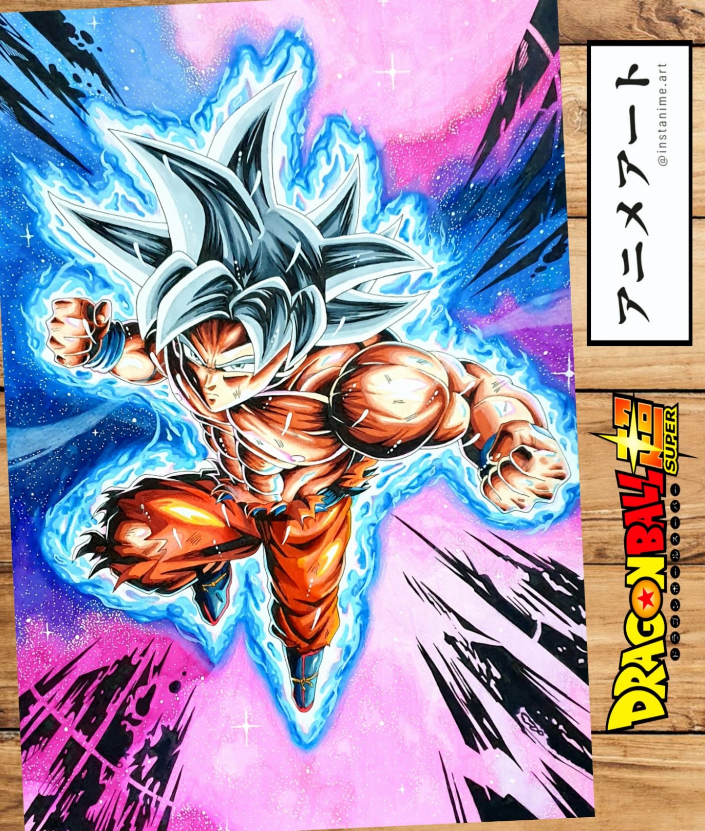 Goku mui completed, used arteza pencils