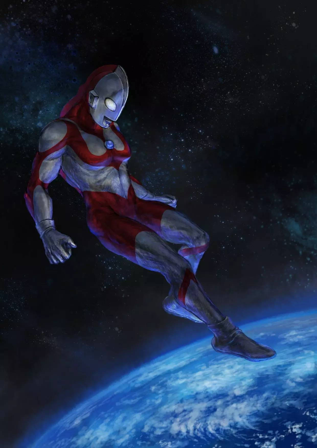 Download Ultraman In Space Wallpaper