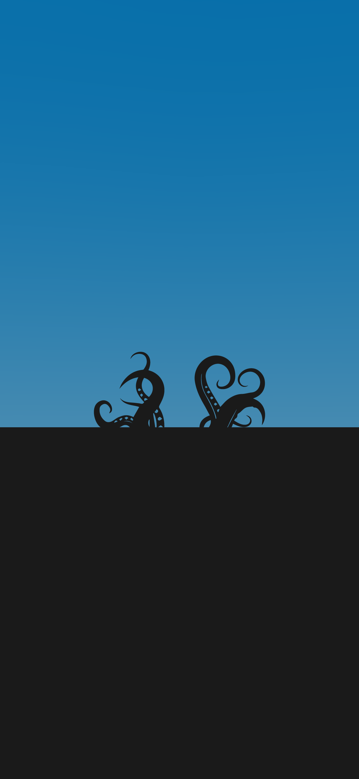 Minimalist iphone wallpaper Grey and Blue