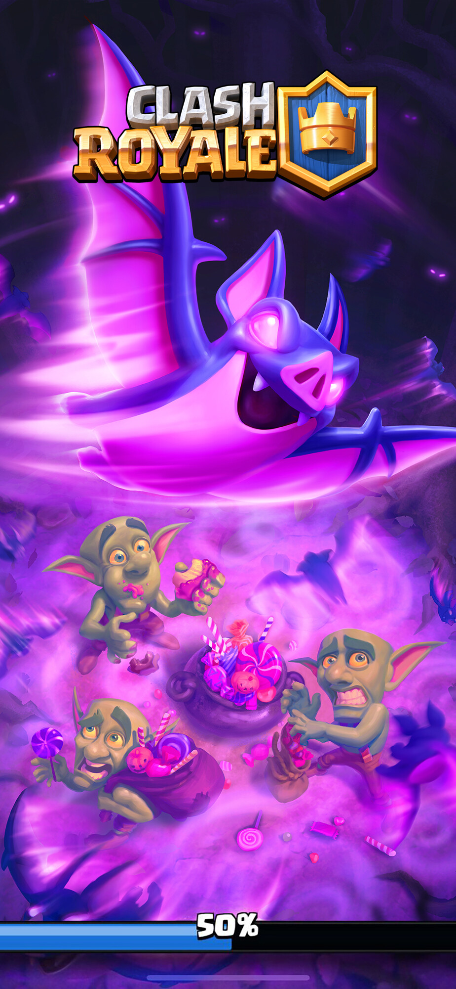 Clash Royale -Halloween Bat Evolution