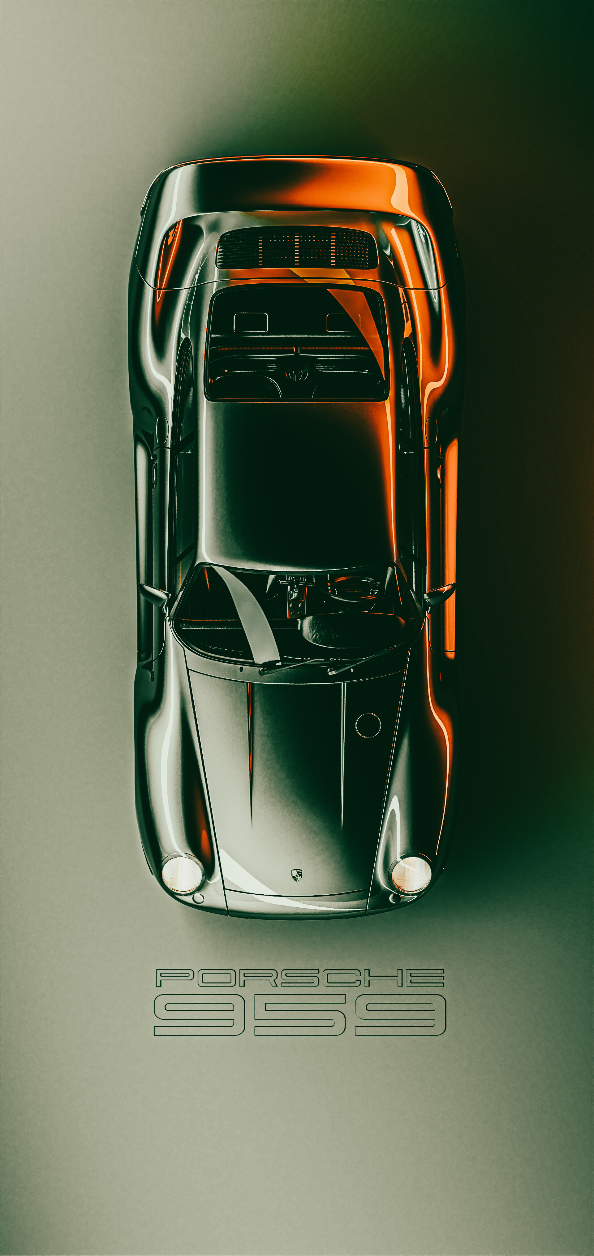 Porsche 959 phone wallpaper