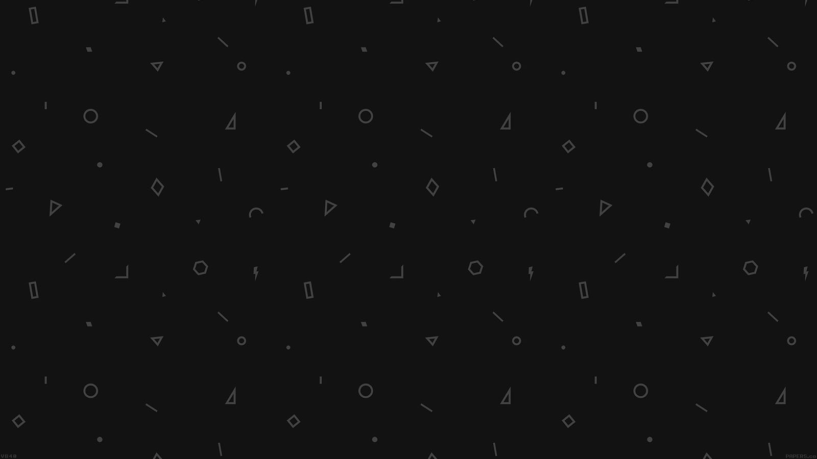 Wallpaper Geometry Black Pattern