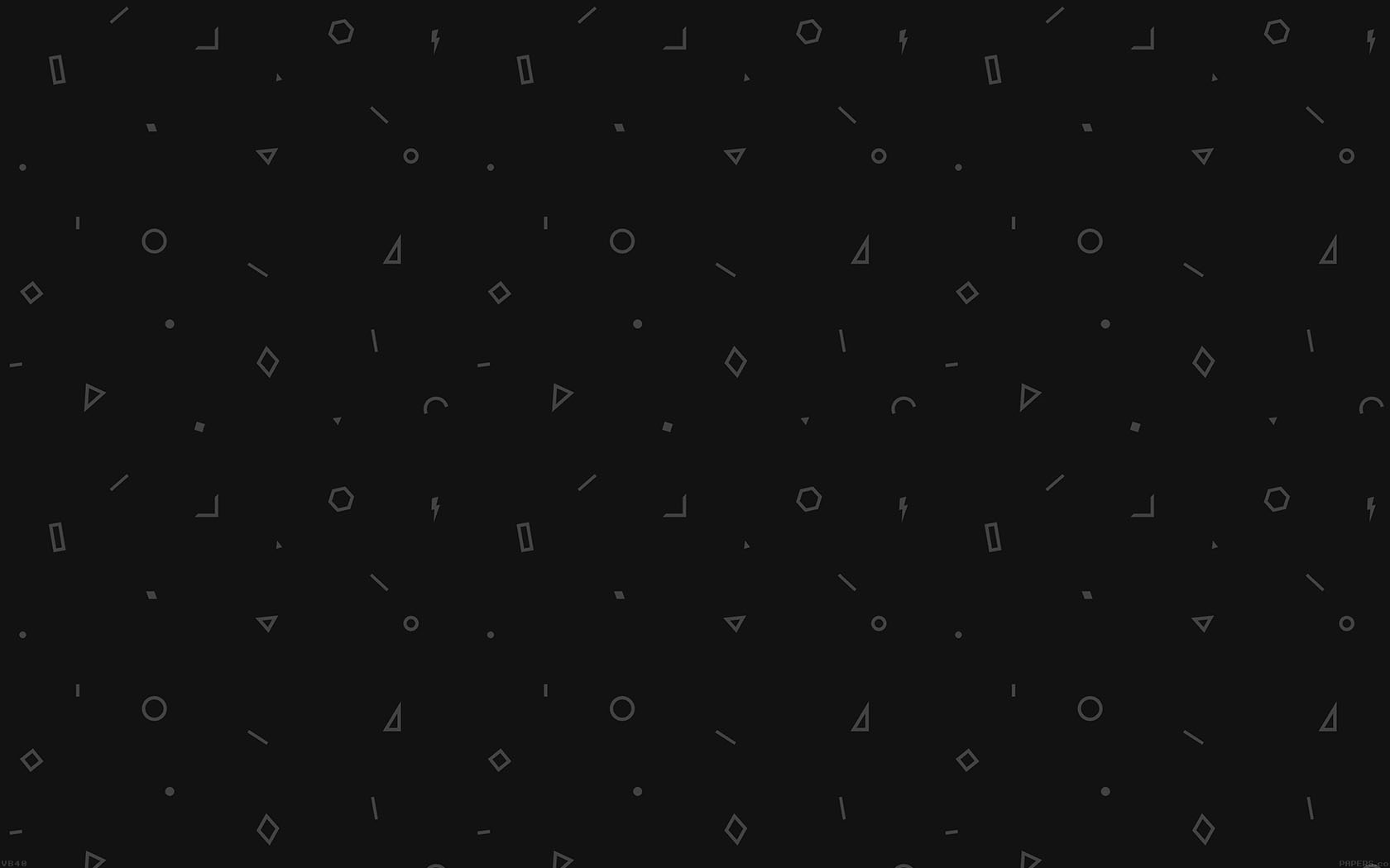 Wallpaper Geometry Black Pattern