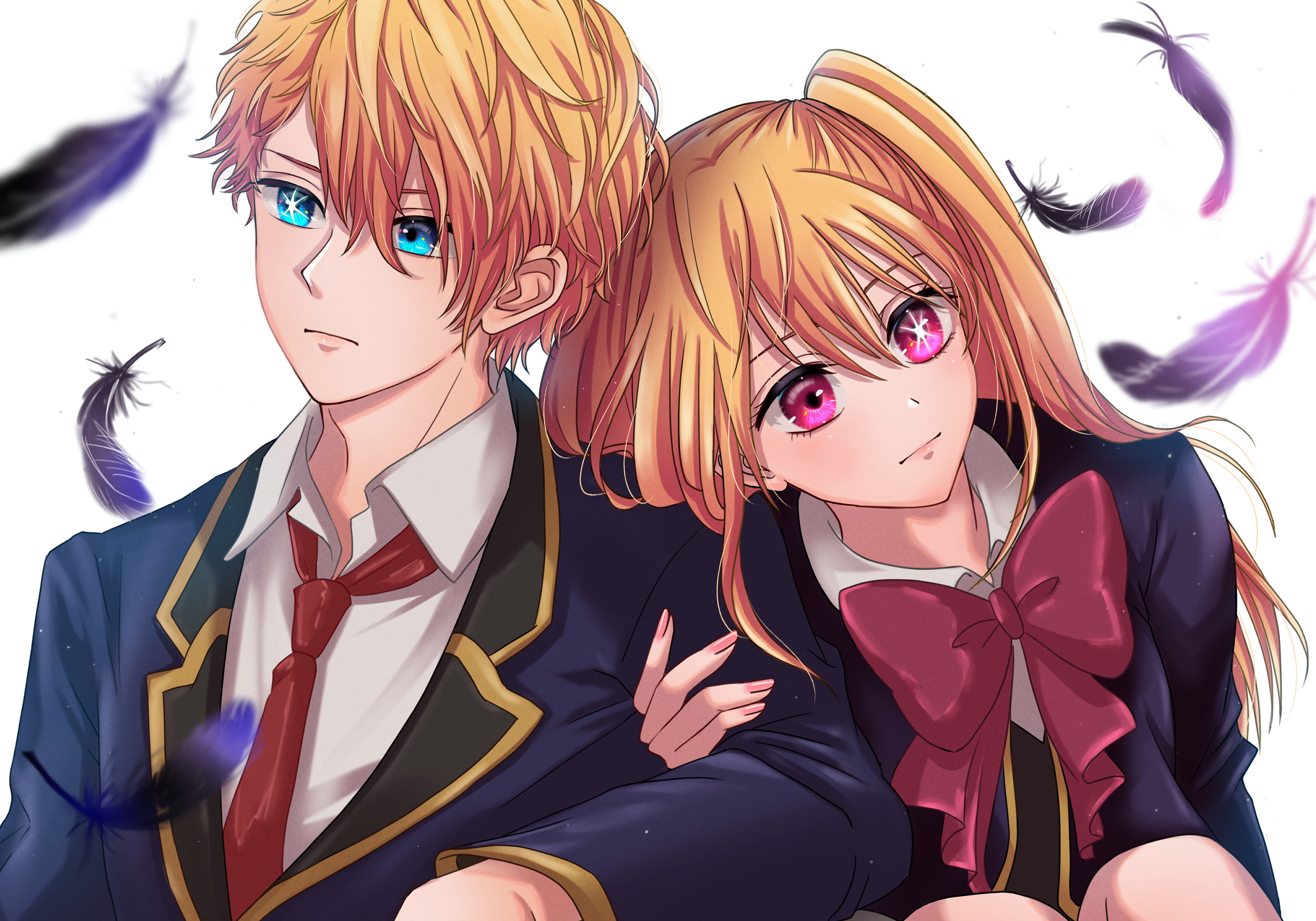 Aqua hoshino, ruby hoshino, bow tie