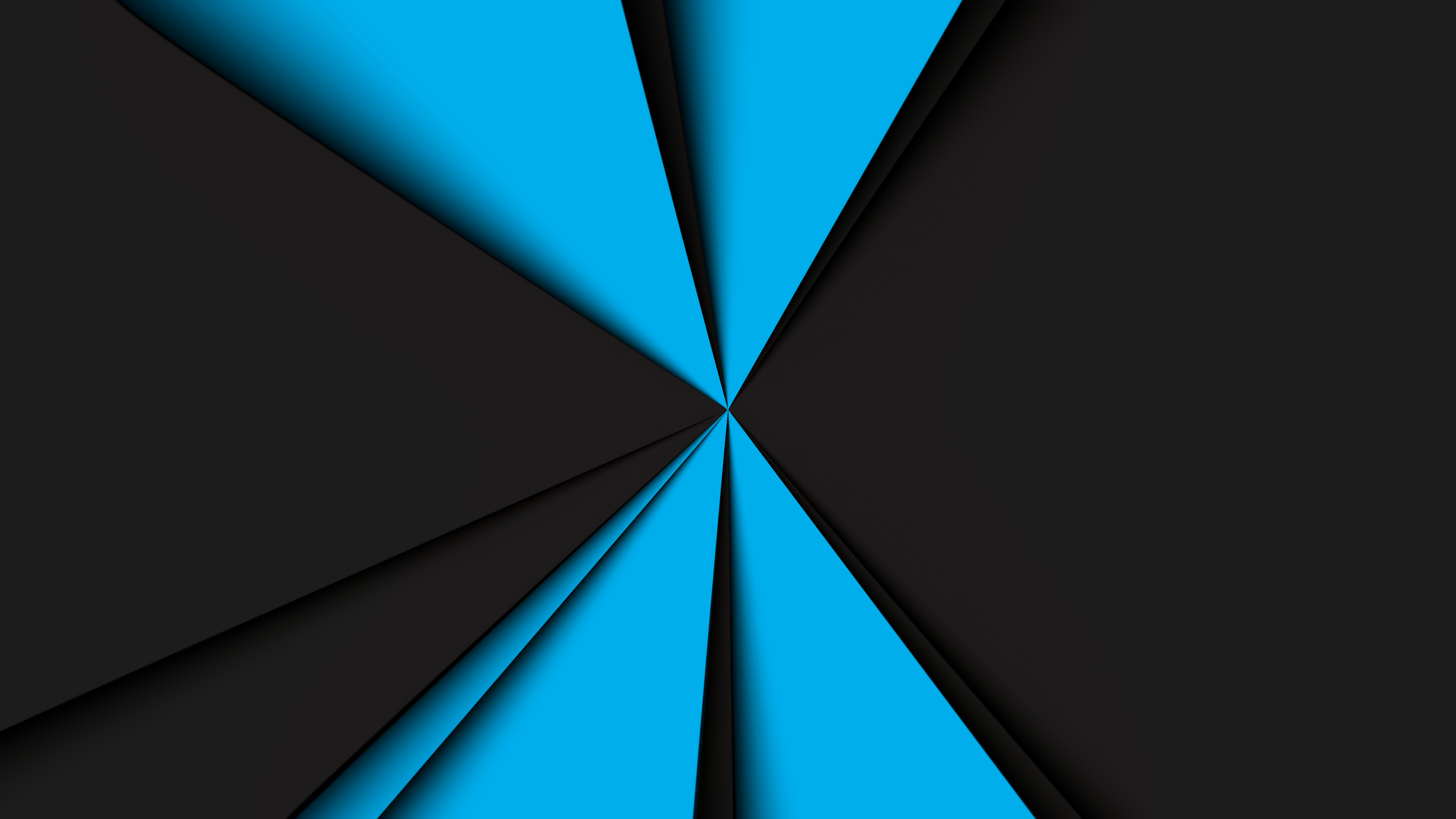 Blue Dark Geometry 8k Wallpaper, HD