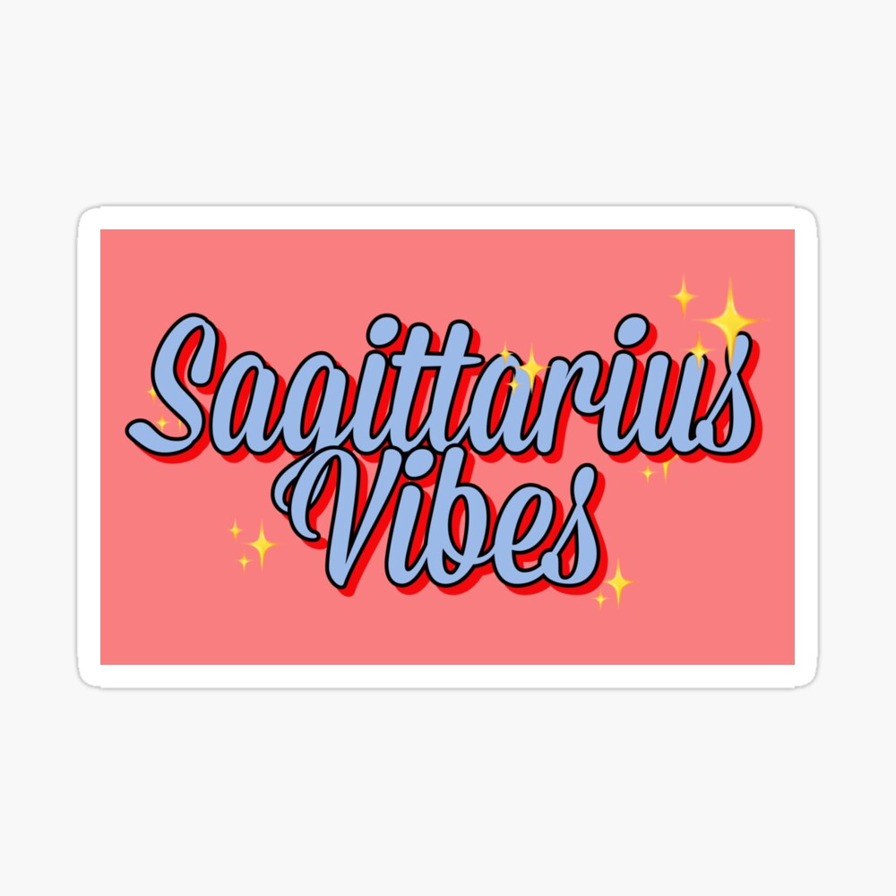 Sagittarius Vibes astrology stickers