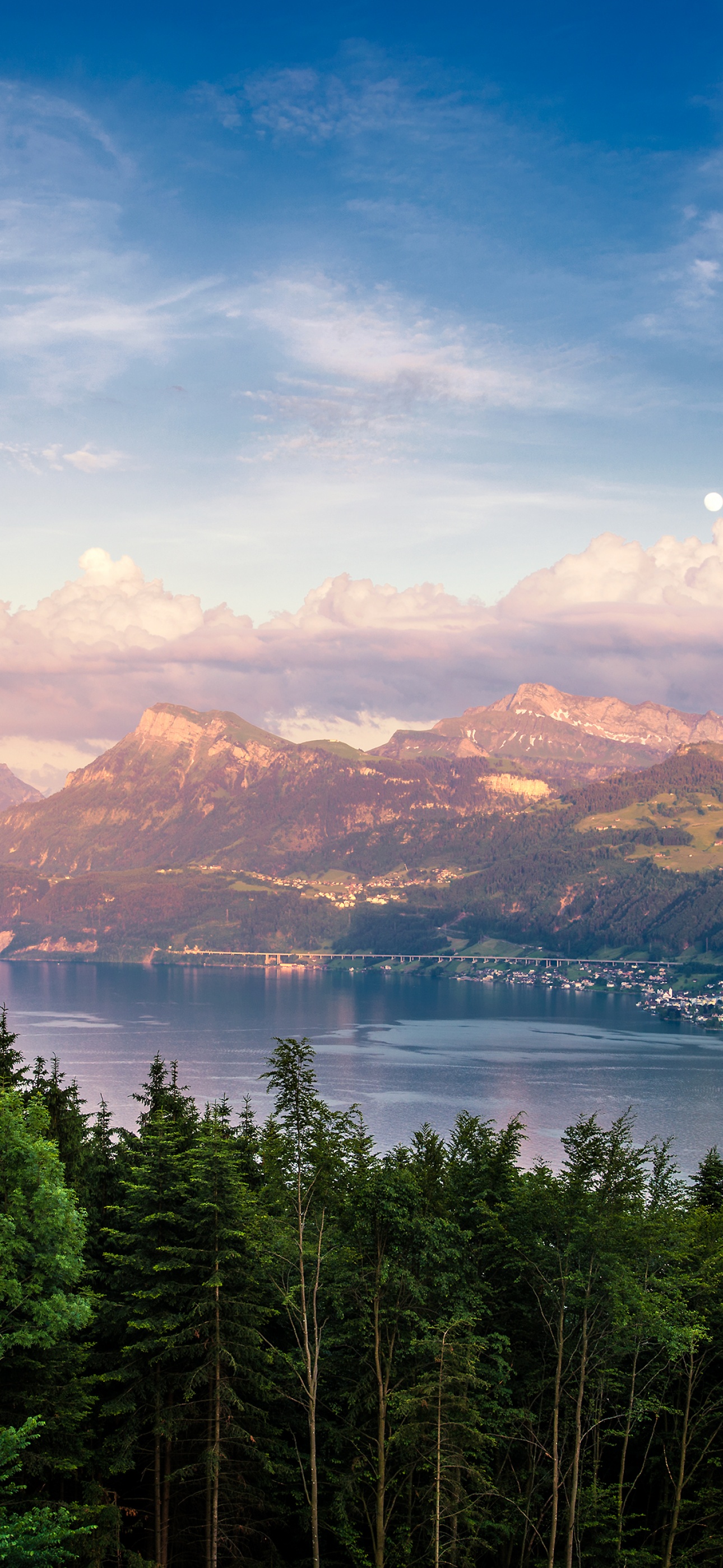 Lake Zurich Wallpaper 4K, Switzerland
