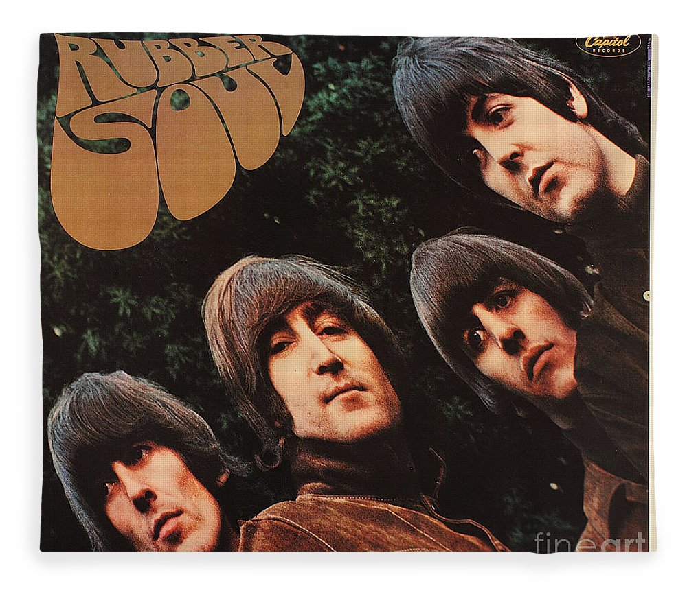Beatles rubber Soul Album Cover Fleece