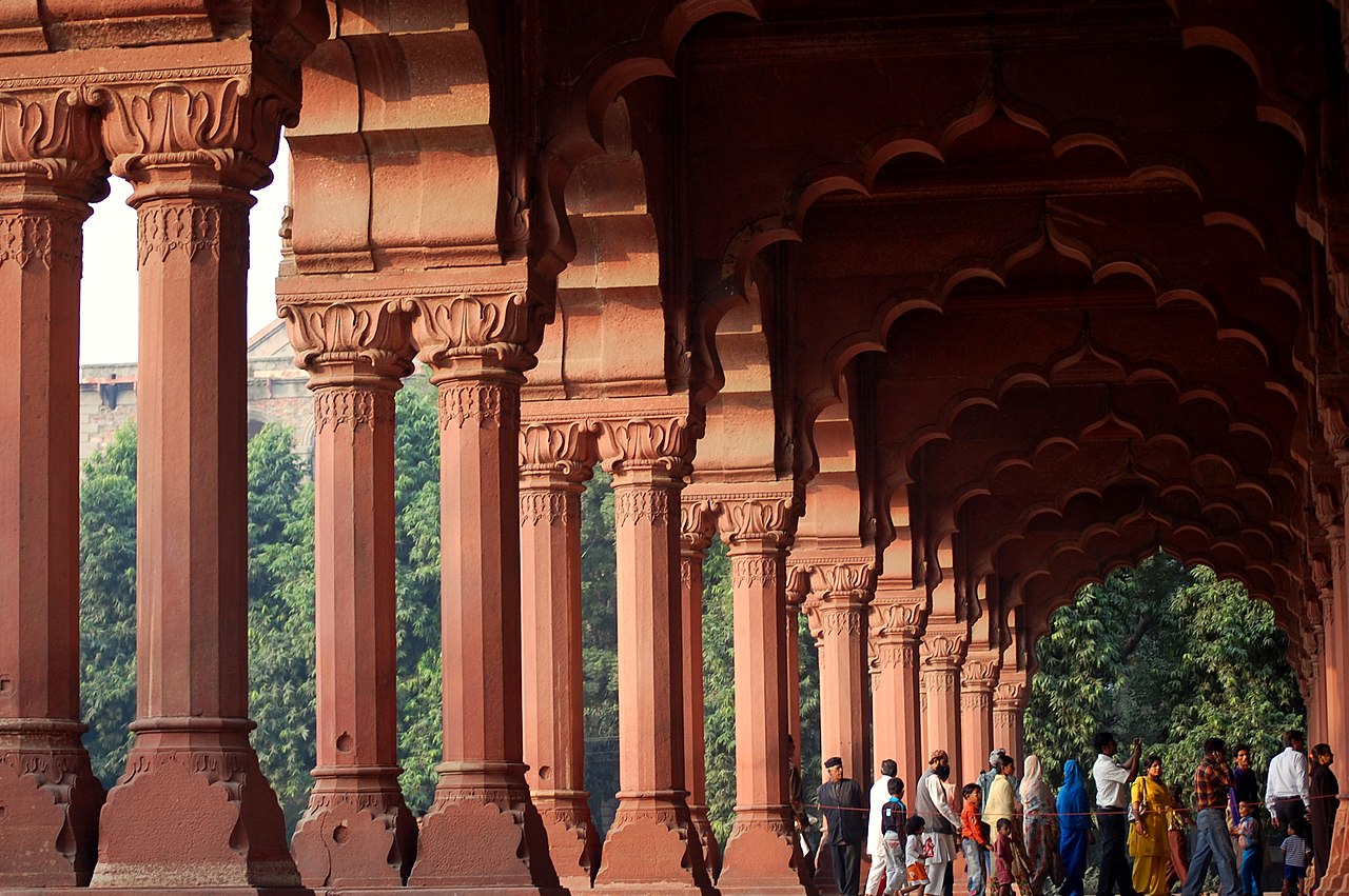 Inside Diwan I Aam, Lal Quila