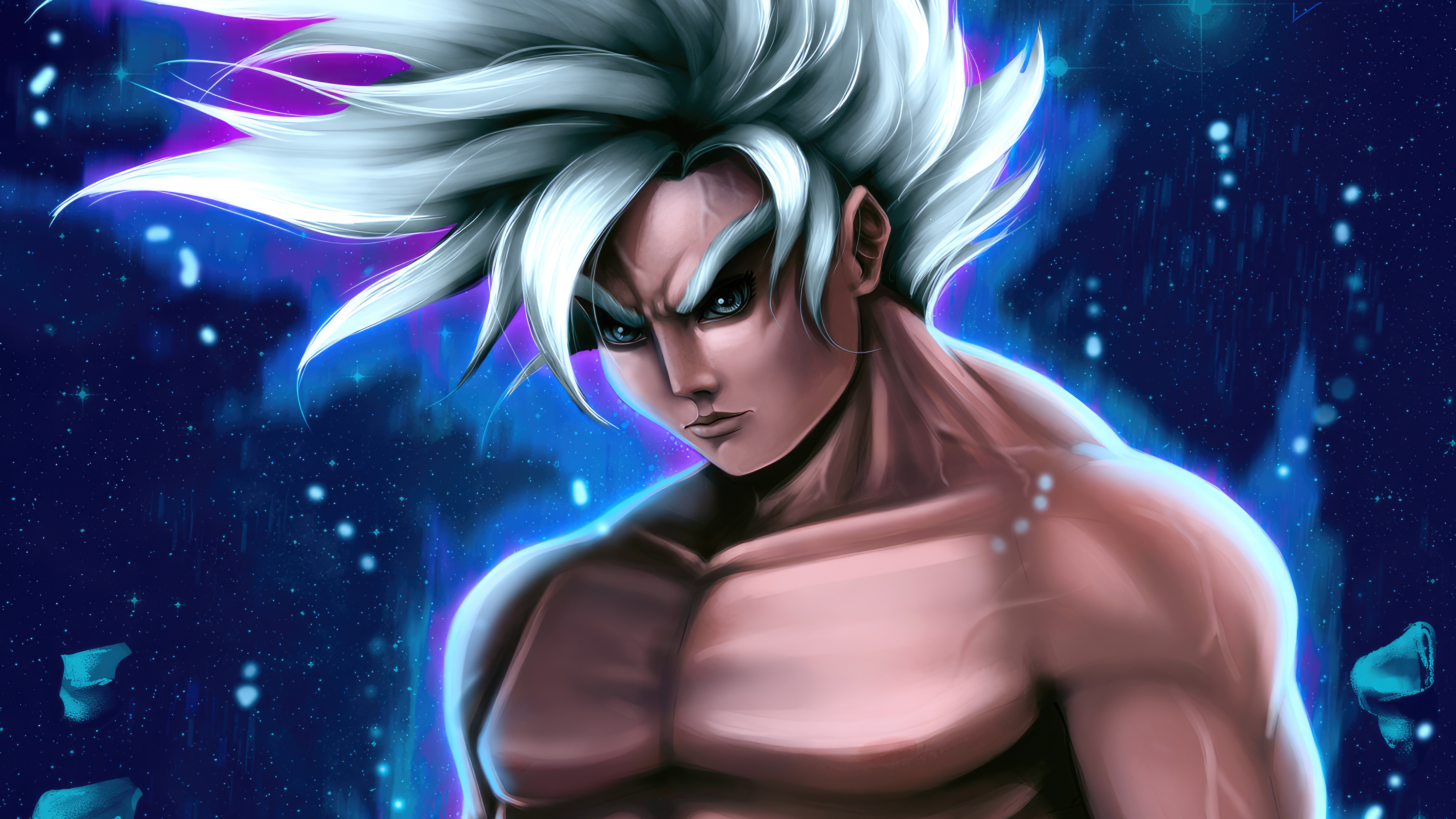 Goku Ultra Instinct Artwork Wallpaper