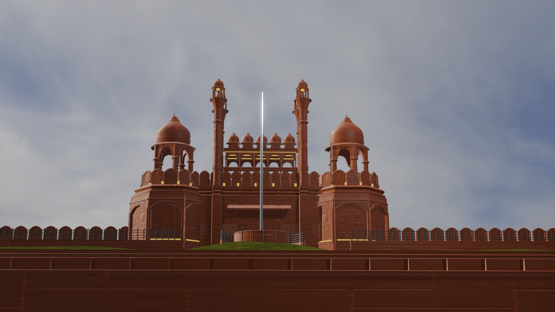 Koushik Karar Red Fort 3D Model