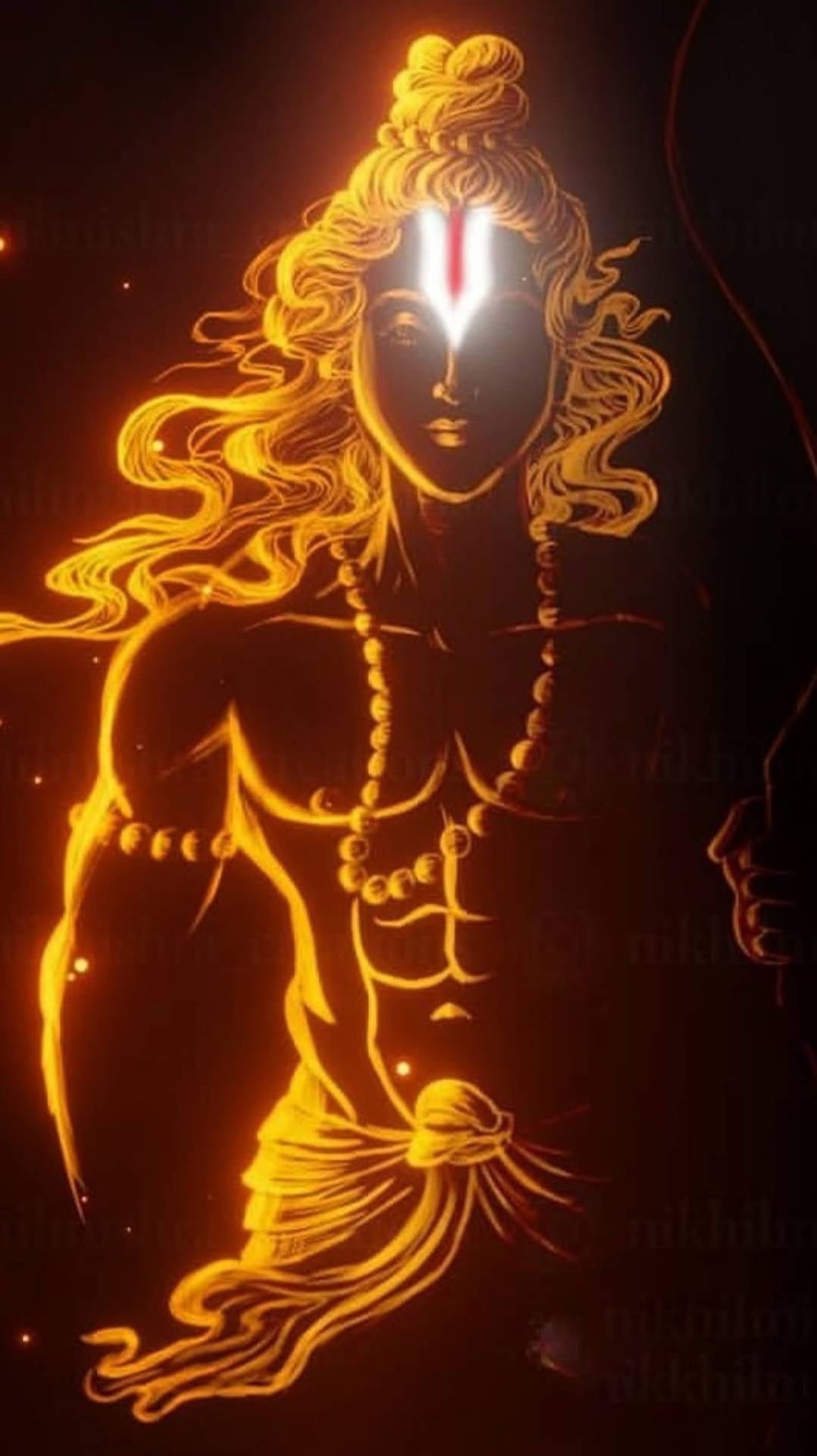 Download Shree Ram Glowing Wallpaper