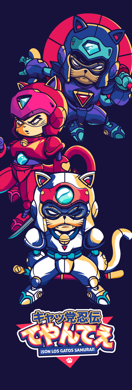 Samurai Pizza Cats - Behance