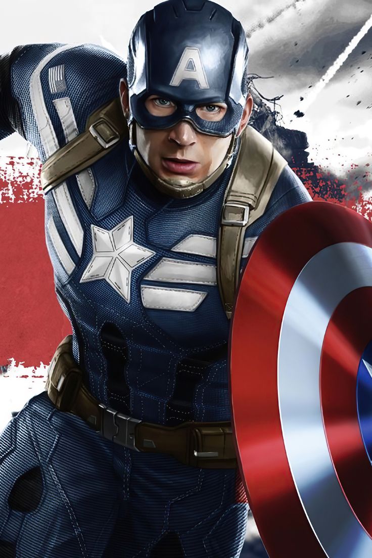 Superhero captain america