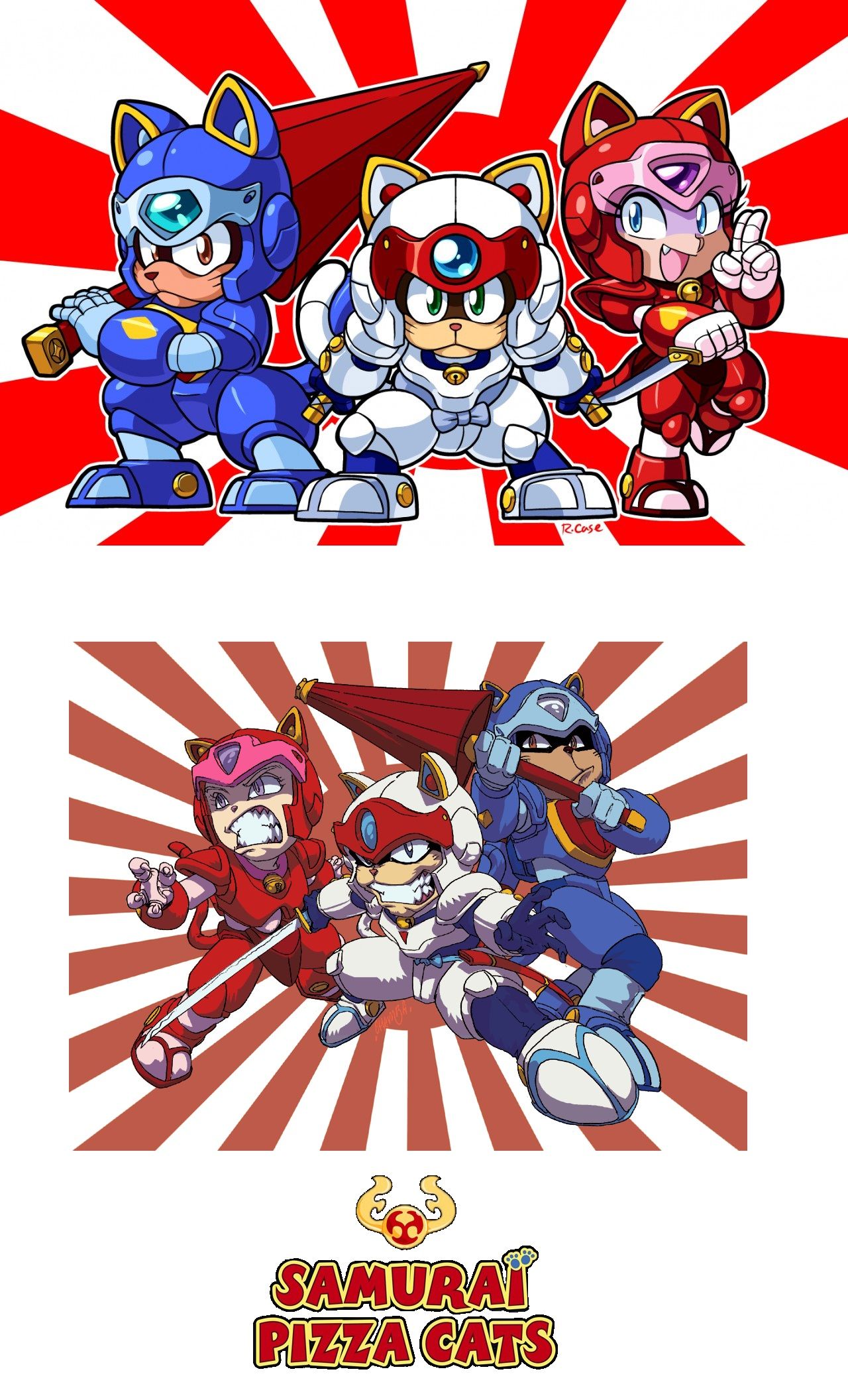 Samurai Pizza Cats. Caricaturas viejas