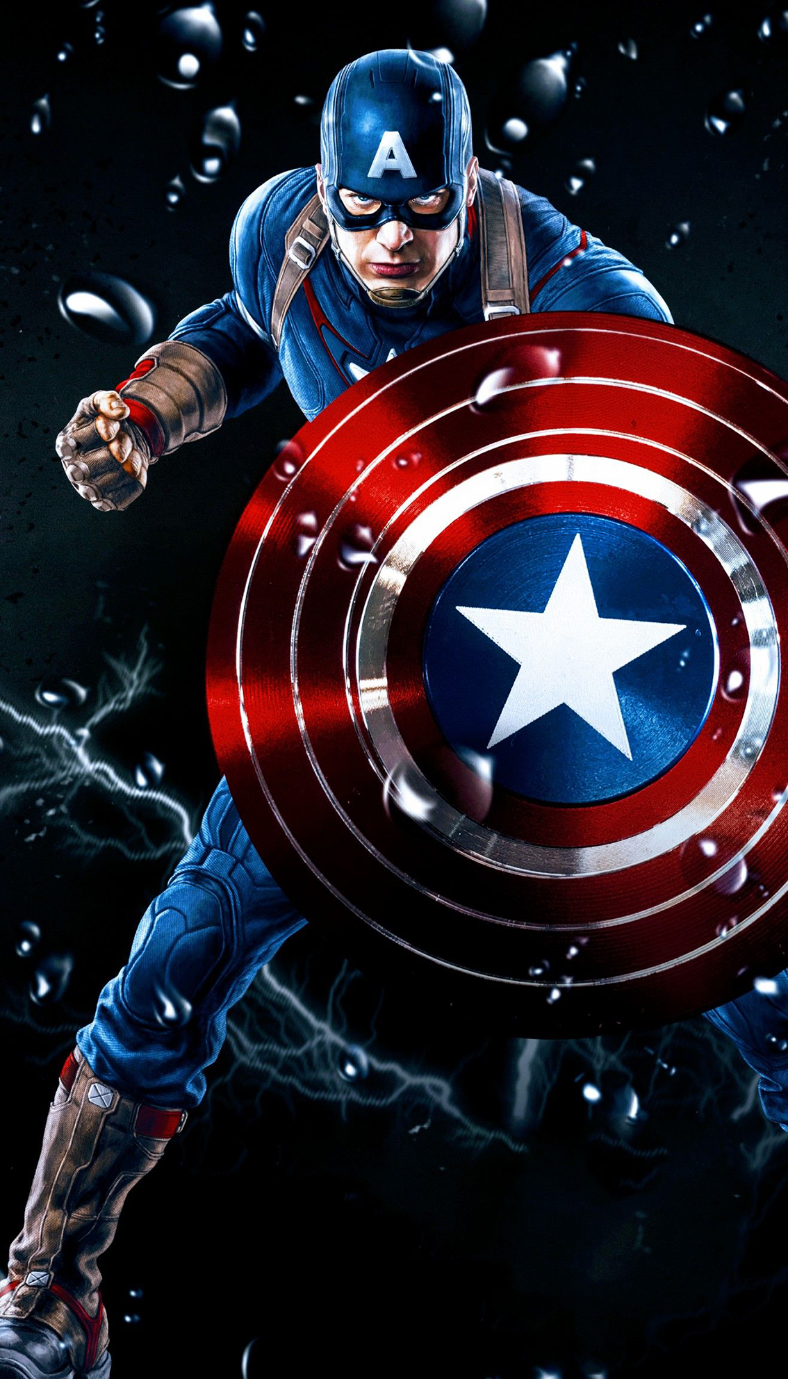 Steve Rogers portrait artwork