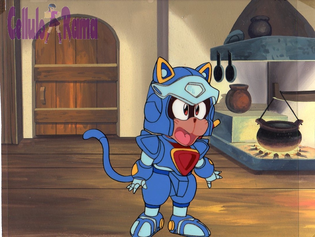 Samurai Pizza Cats Cel 010 A3 B3 + BG