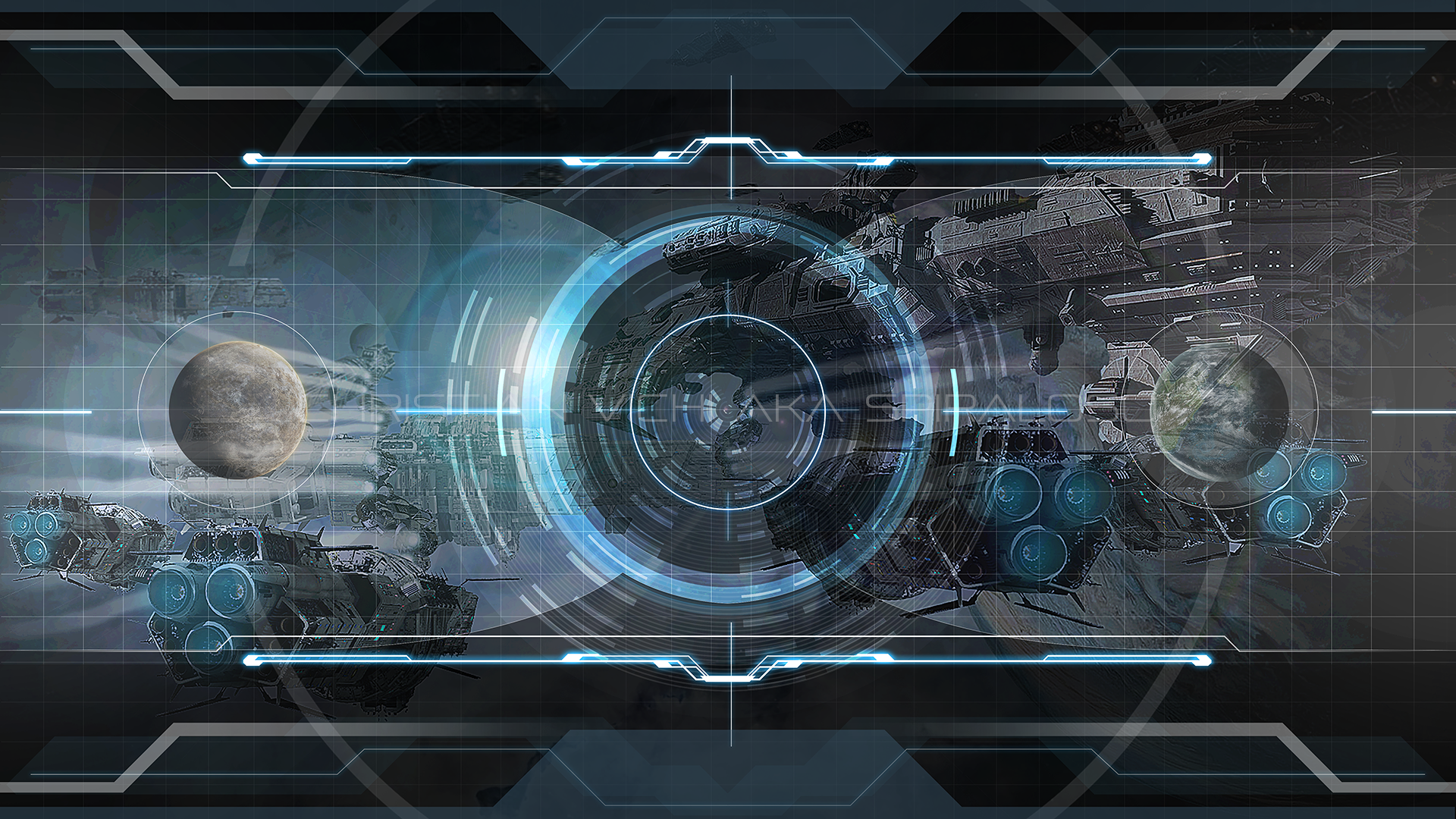 Pico HUD UI Futuristic Wallpaper