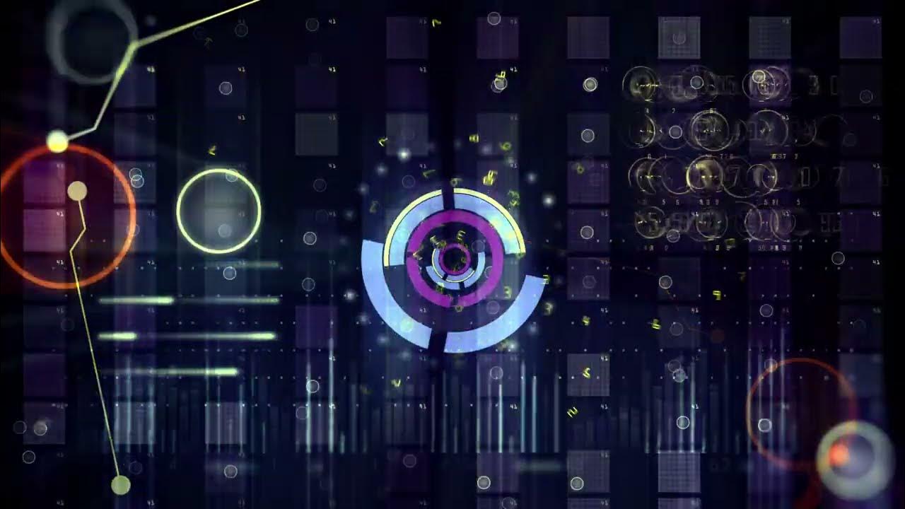 4K Hi Tech HUD ◉ Motion Background