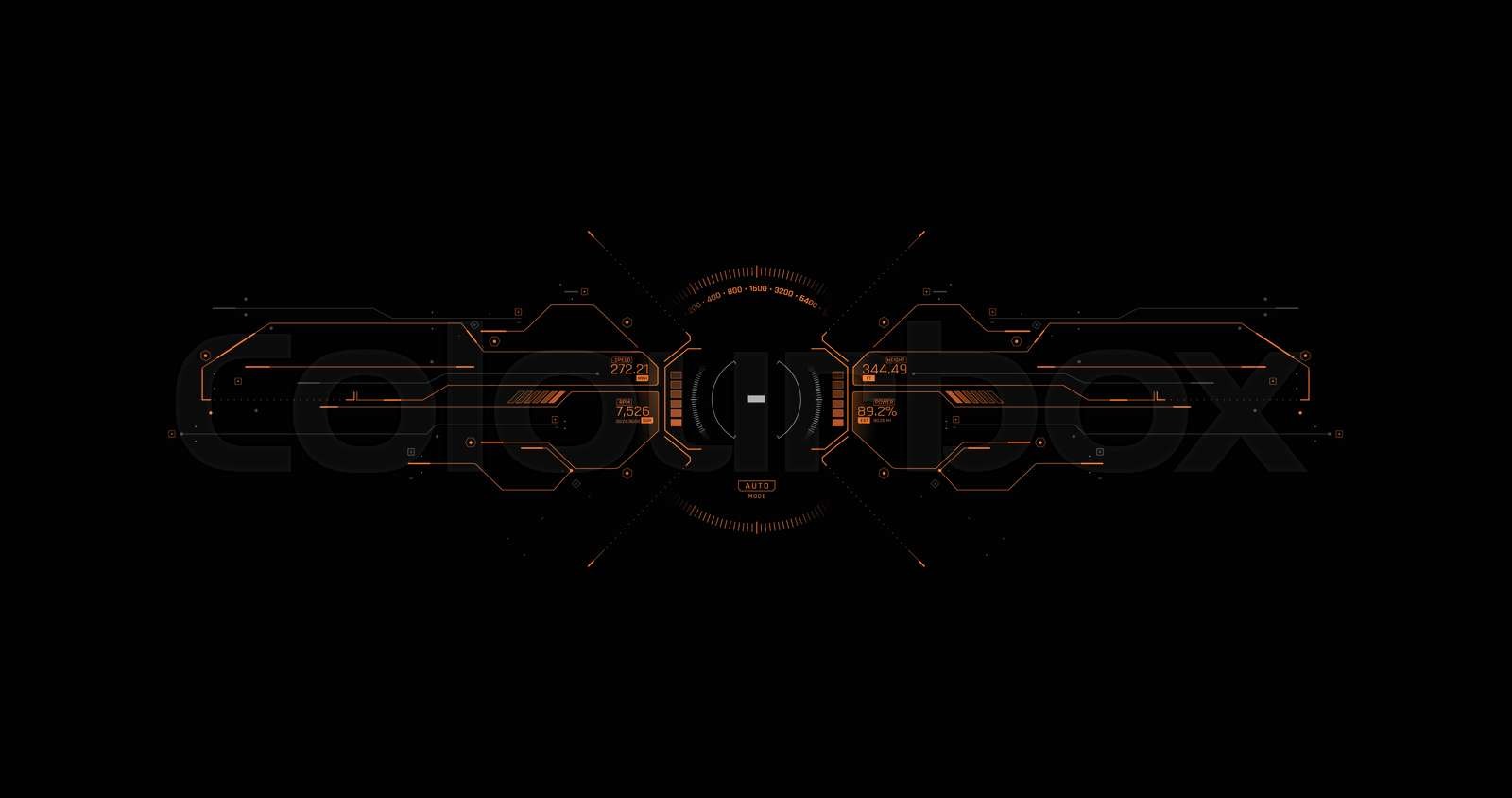 Military collimator sight, Vector HUD