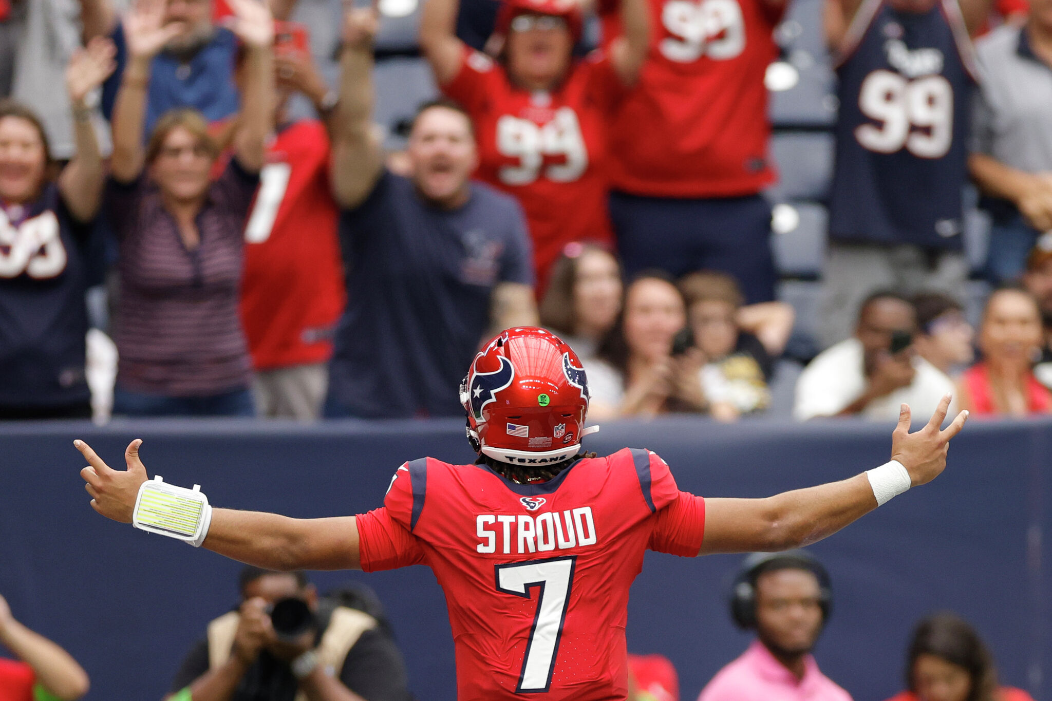Texans QB C.J. Stroud in Hall of Fame