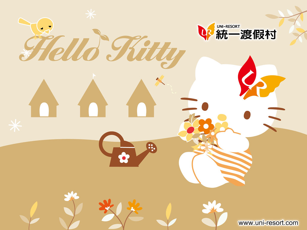 Wallpaper Hello Kitty Uni Resort