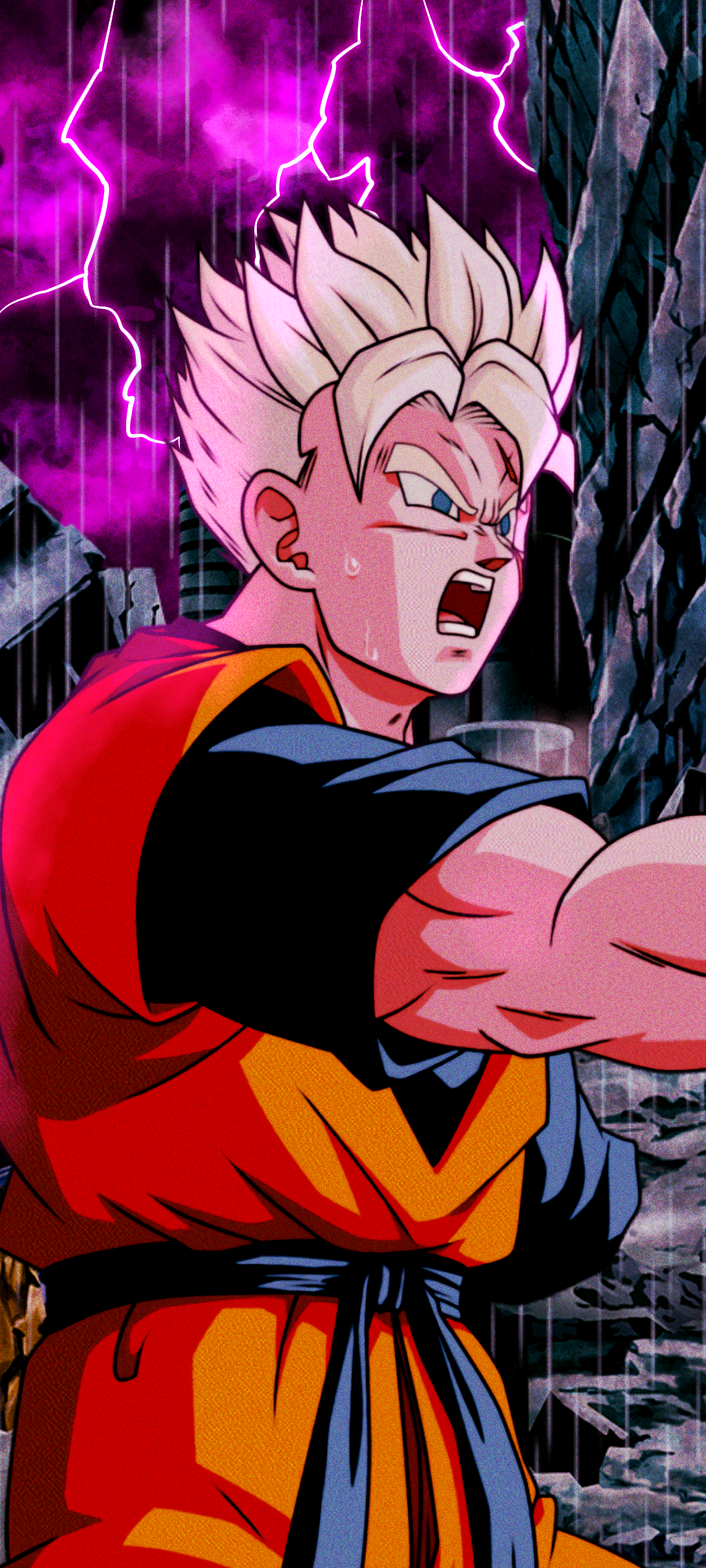 STR Future Gohan phone wallpaper, r