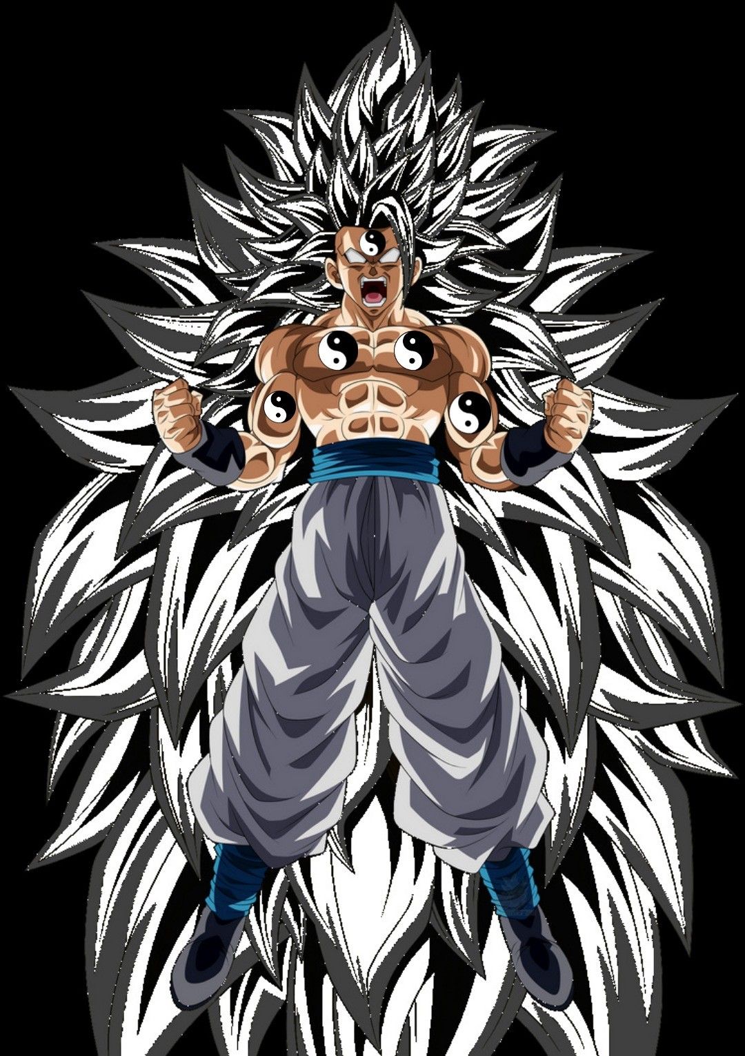 Goku Ssj Yin Yang Infinity. Anime