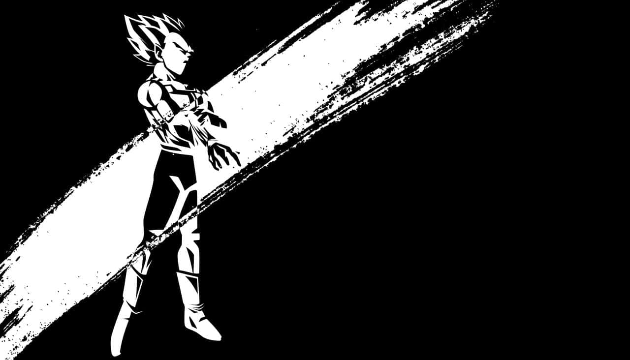 Download Lord Vegeta in Black and White