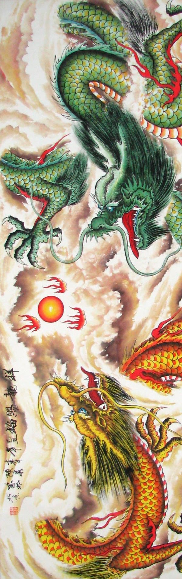 Chinese dragon art, Dragon artwork