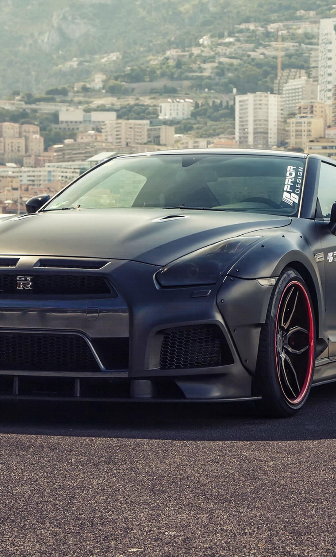 Nissan GtR Black iPhone
