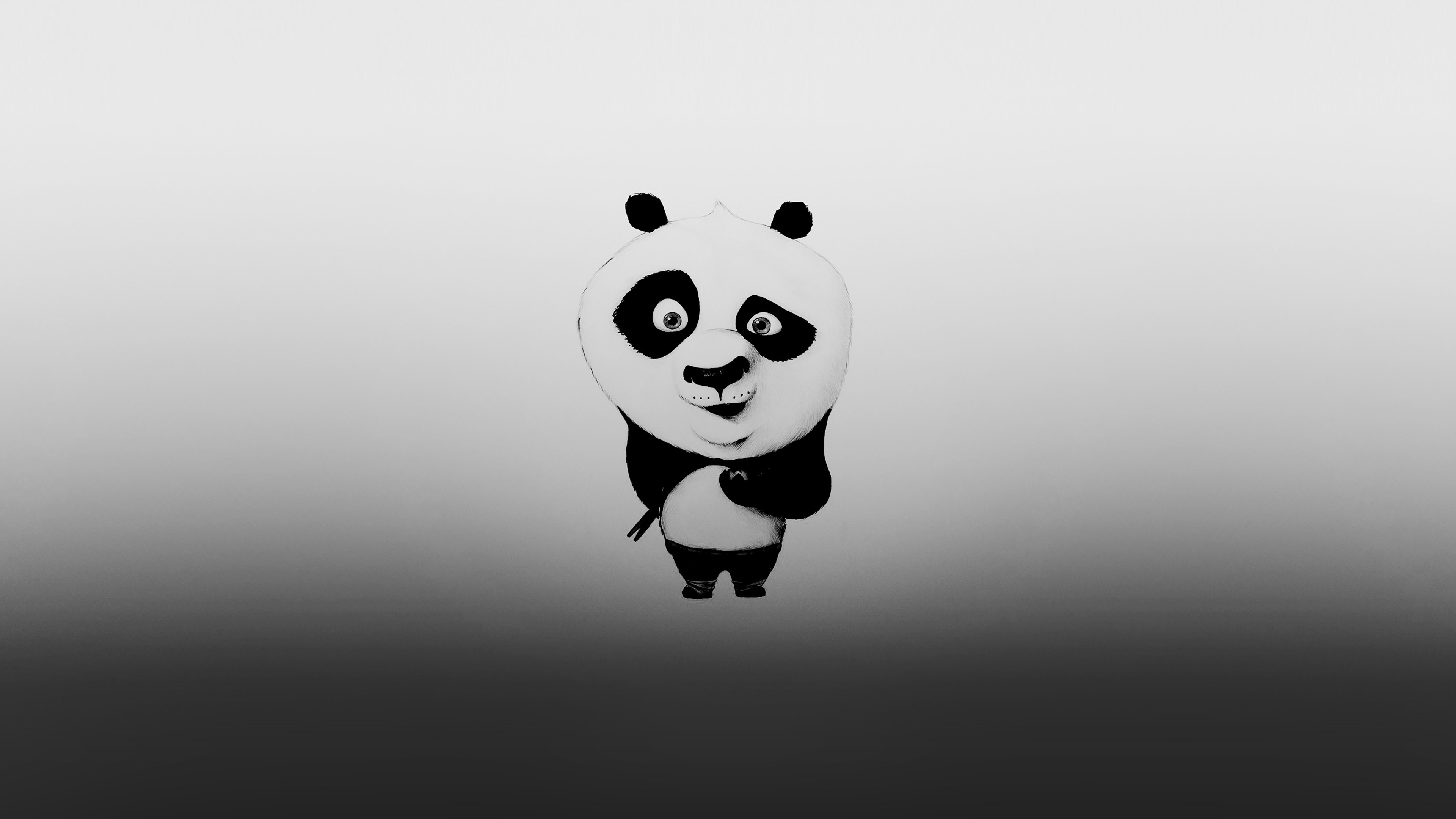Kungfu Panda Minimal Funny Cute