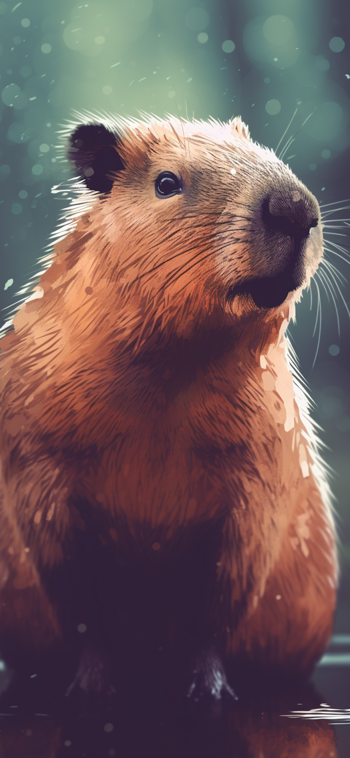 Capybara Art Wallpaper Capybara