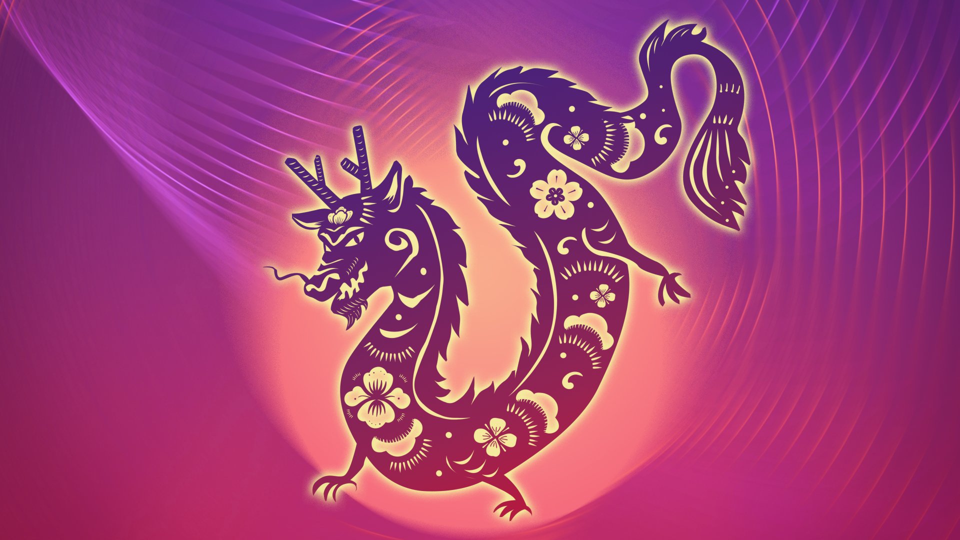 Artistic dragon illustration