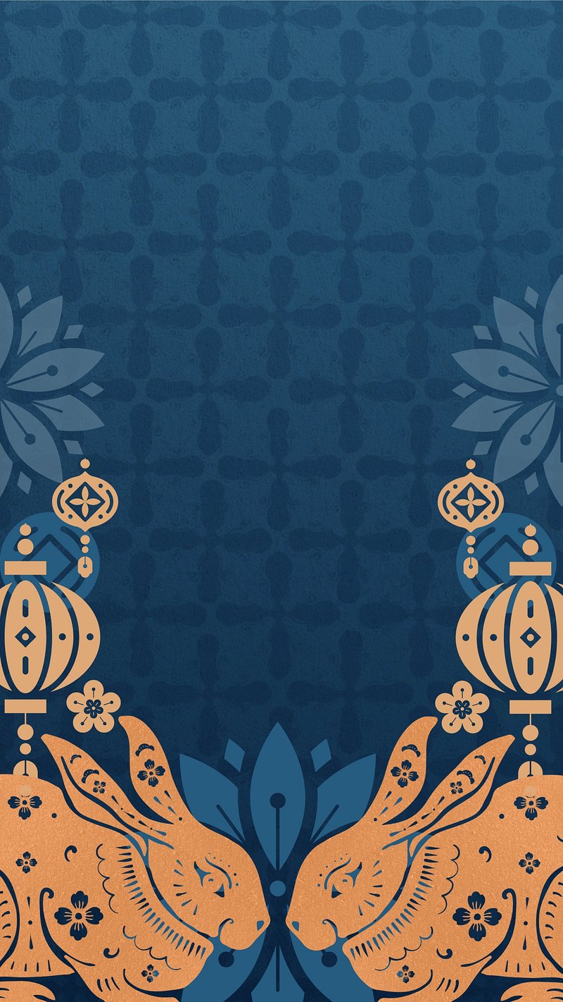 Red Chinese oriental mobile wallpaper