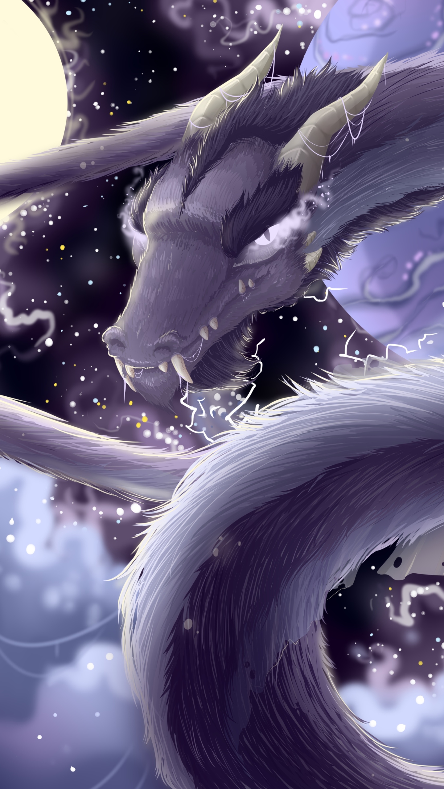 Mobile wallpaper: Fantasy, Dragon