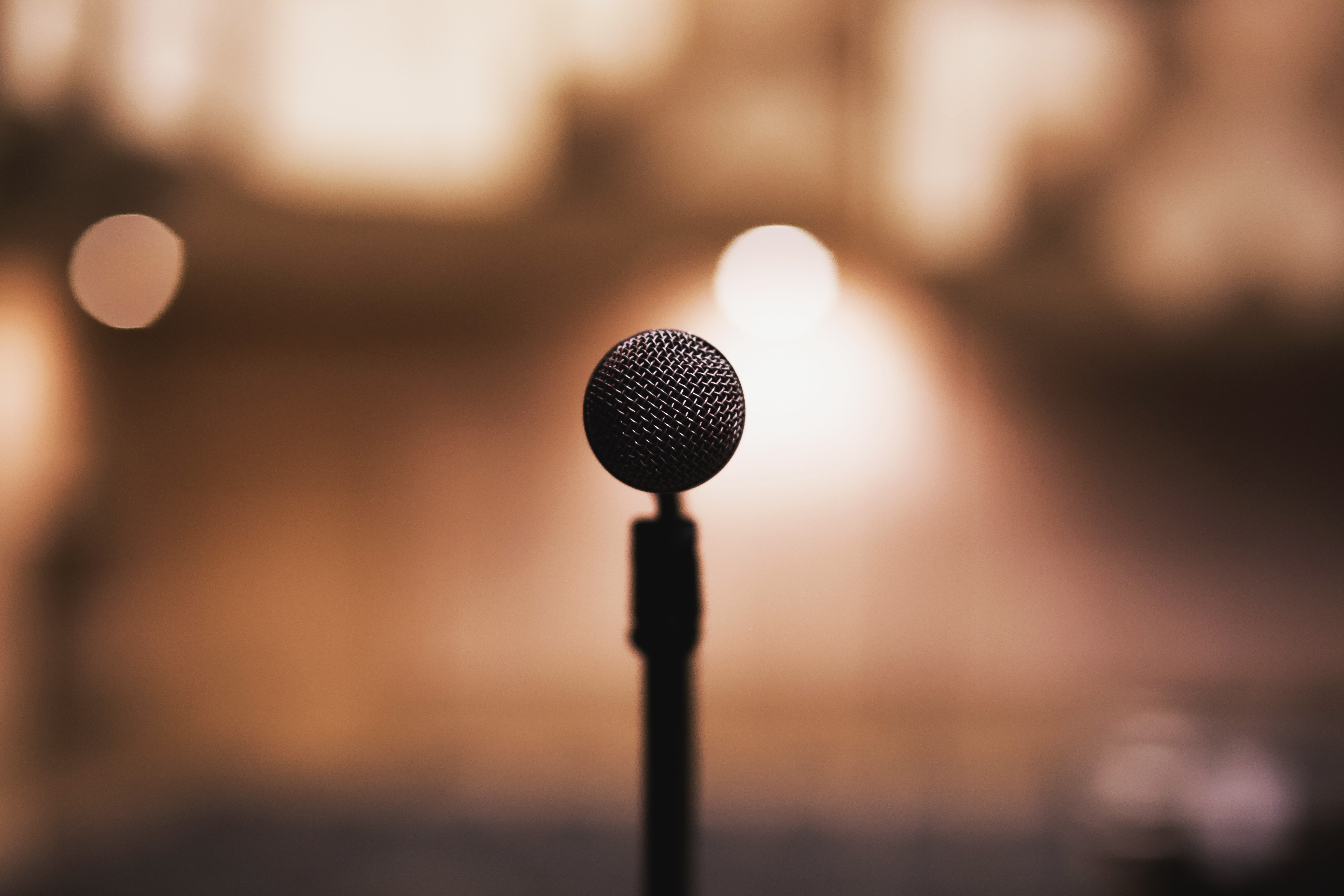 Music Microphone 4k Ultra HD Wallpaper