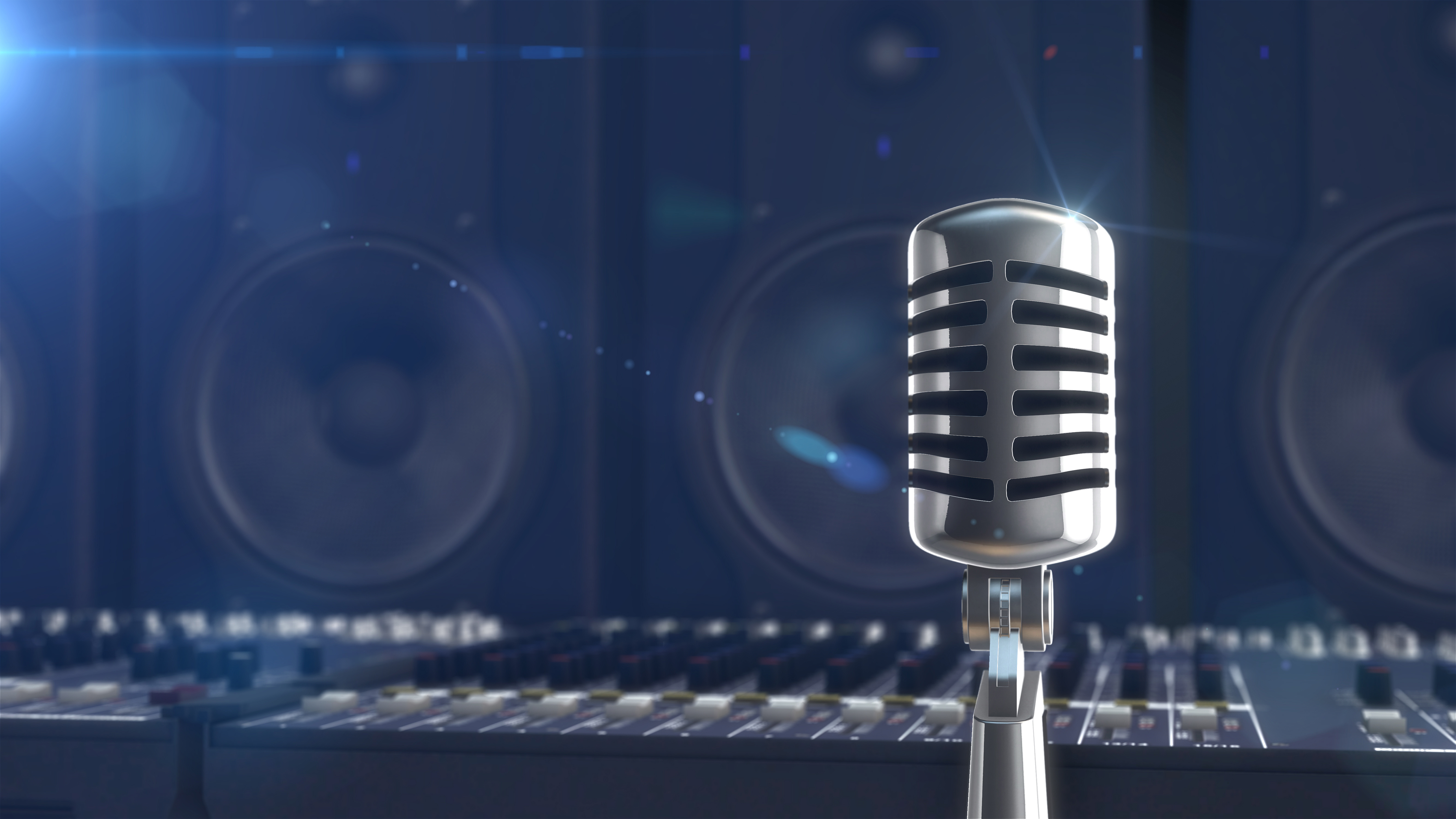 Music Microphone 4k Ultra HD Wallpaper