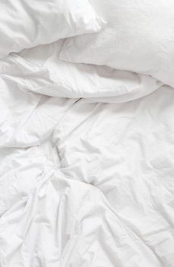 White bed sheets, White headboard