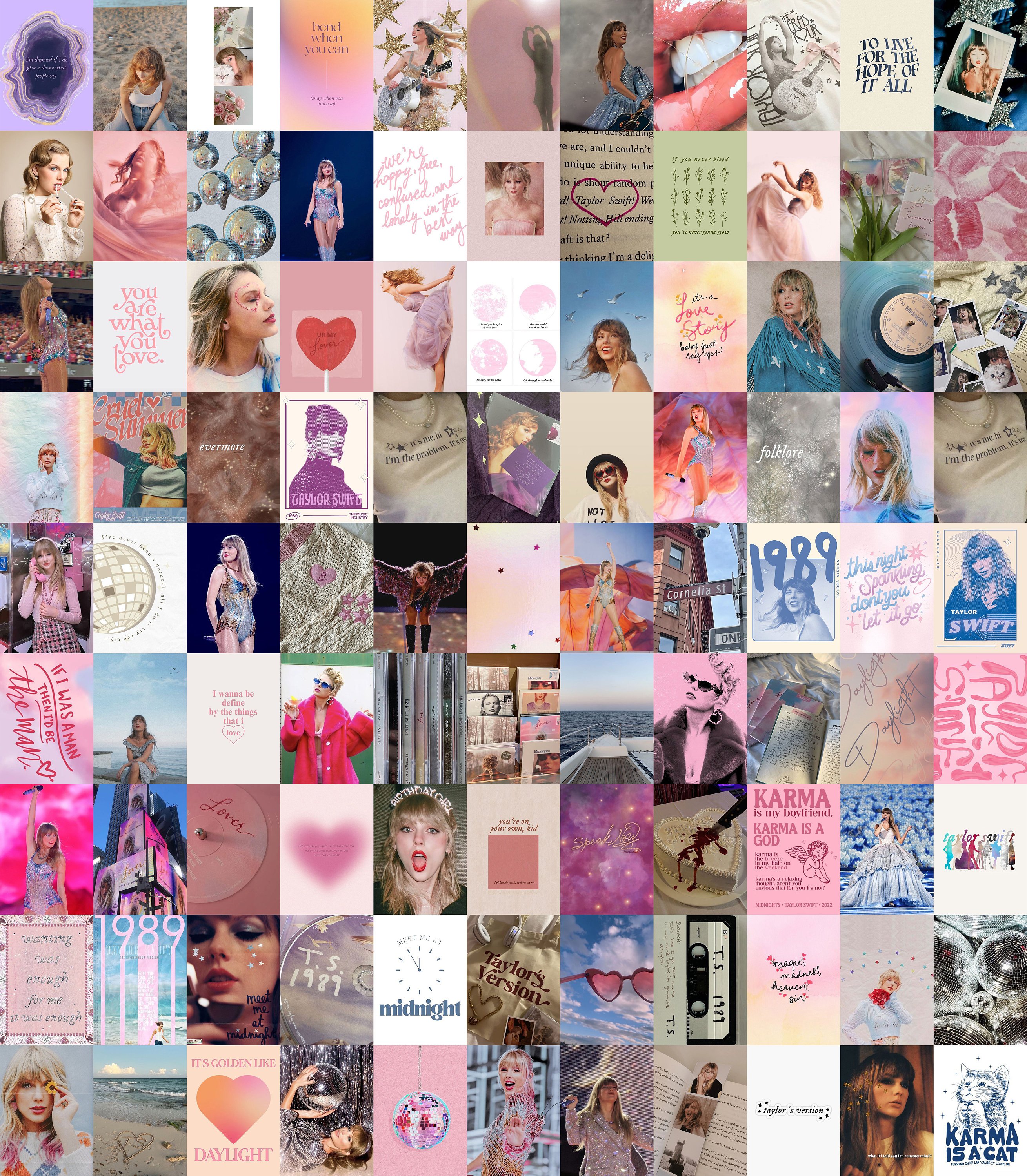 PCS Taylor Swift Photo Collage Kit