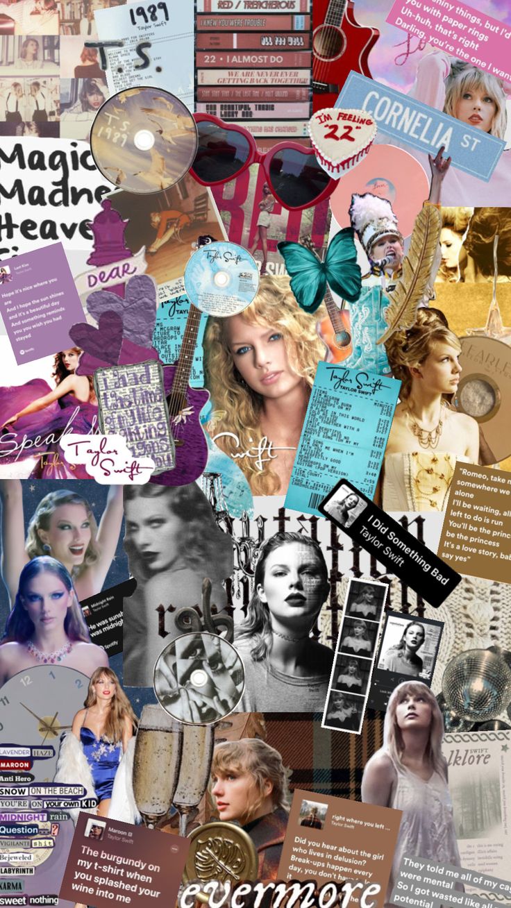 Taylor Swift Collages Wallpapers - Wallpaper Cave