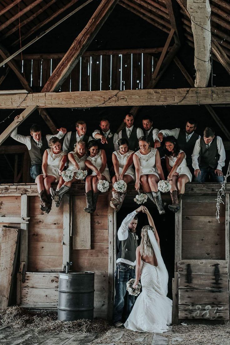 Country wedding picture